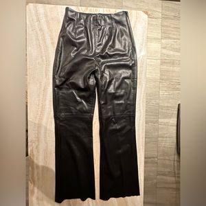 Zara black leather pants!